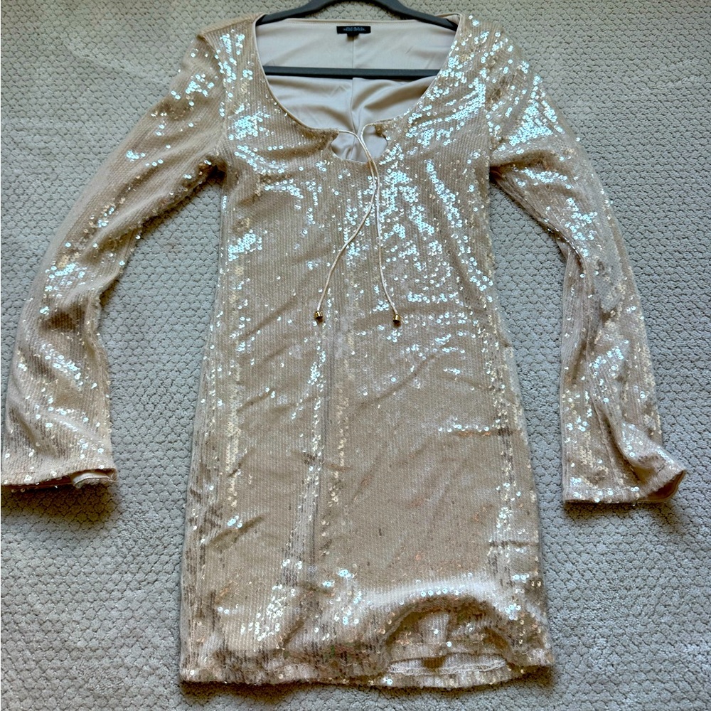 NWOT Wild Fable sequin holiday dress